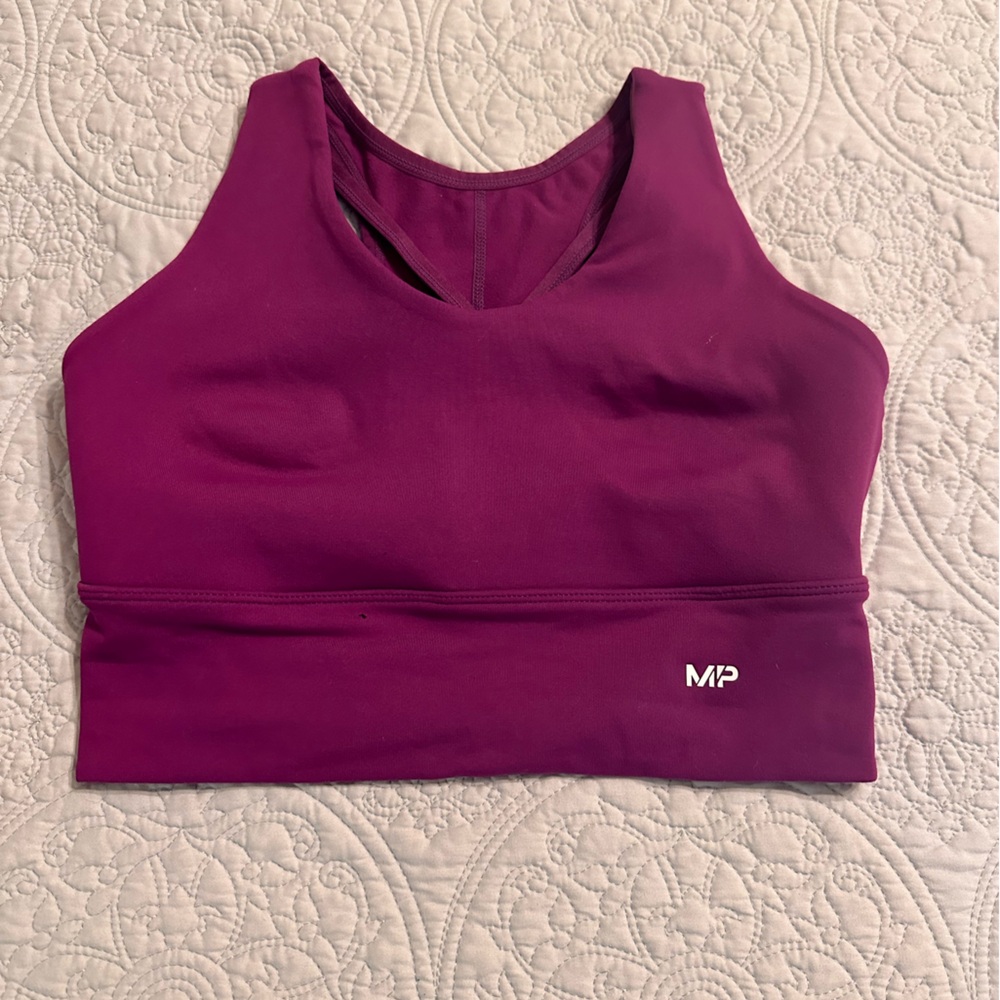 MP purple sports bra